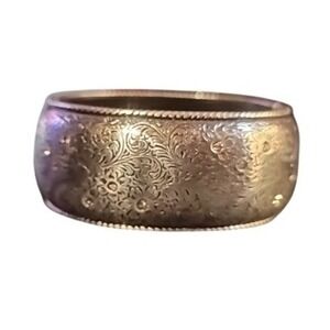 Brighton Silver Tone Round Bangle Bracelet Magnetic Closure (34.48g)